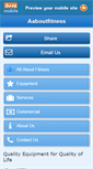 Mobile Screenshot of aaboutfitness.com
