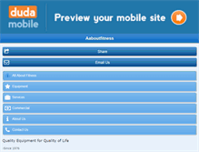 Tablet Screenshot of aaboutfitness.com